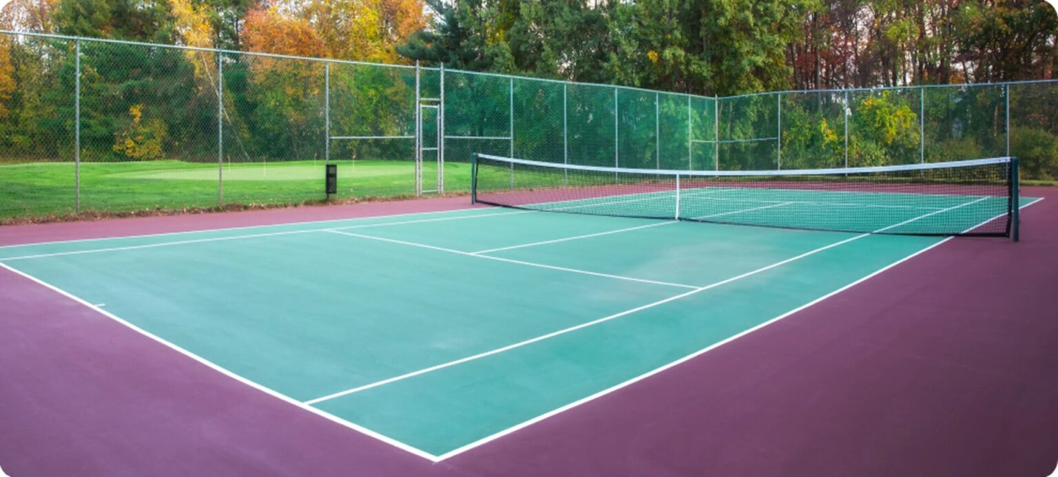 measurements for a tennis court