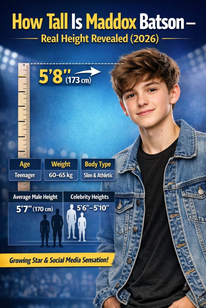 How Tall Is Maddox Batson – Real Height Revealed (2026) how tall is maddox batson