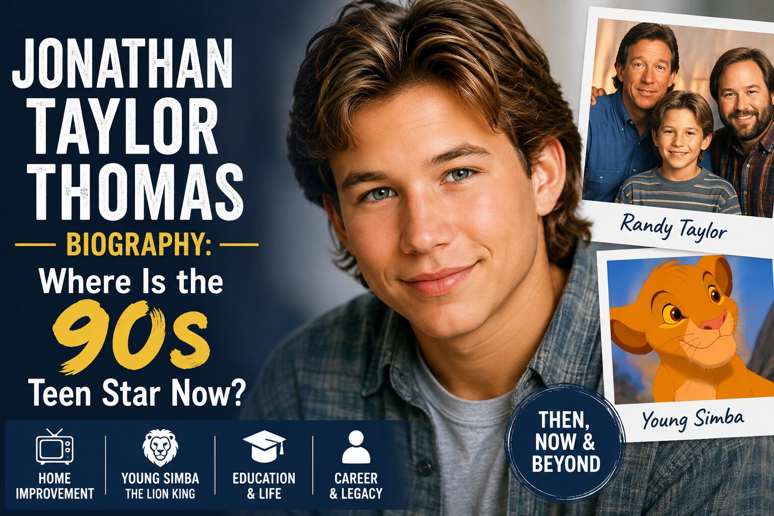 Jonathan Taylor Thomas Biography: Where Is the 90s Teen Star Now