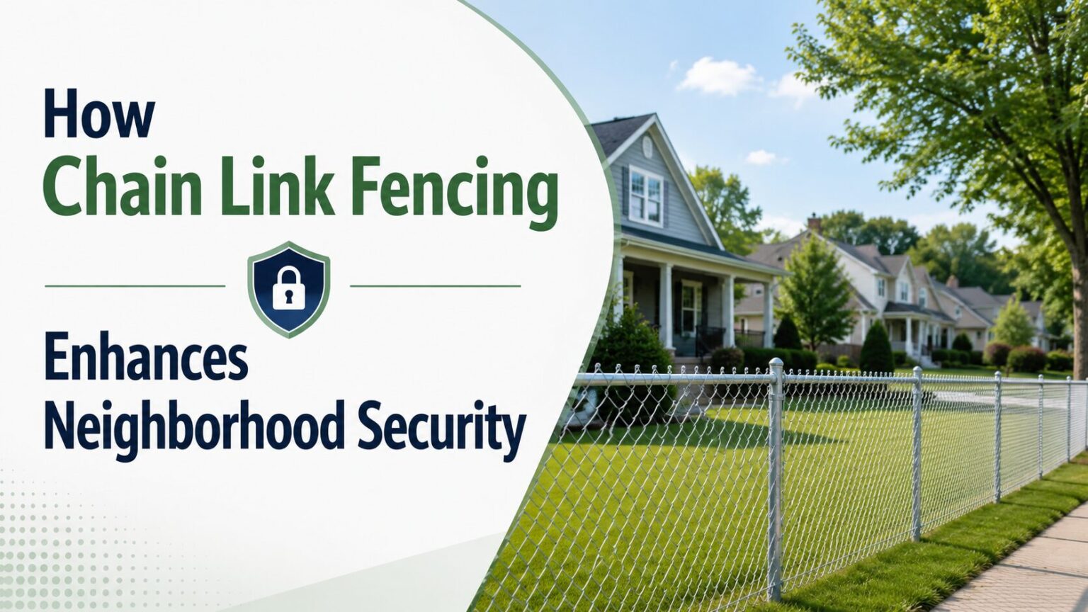 How Chain Link Fencing Enhances Neighborhood Security How Chain Link Fencing Enhances Neighborhood Security